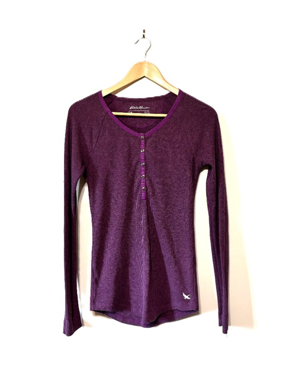Eddie Bauer Henley Shirt, Size XS